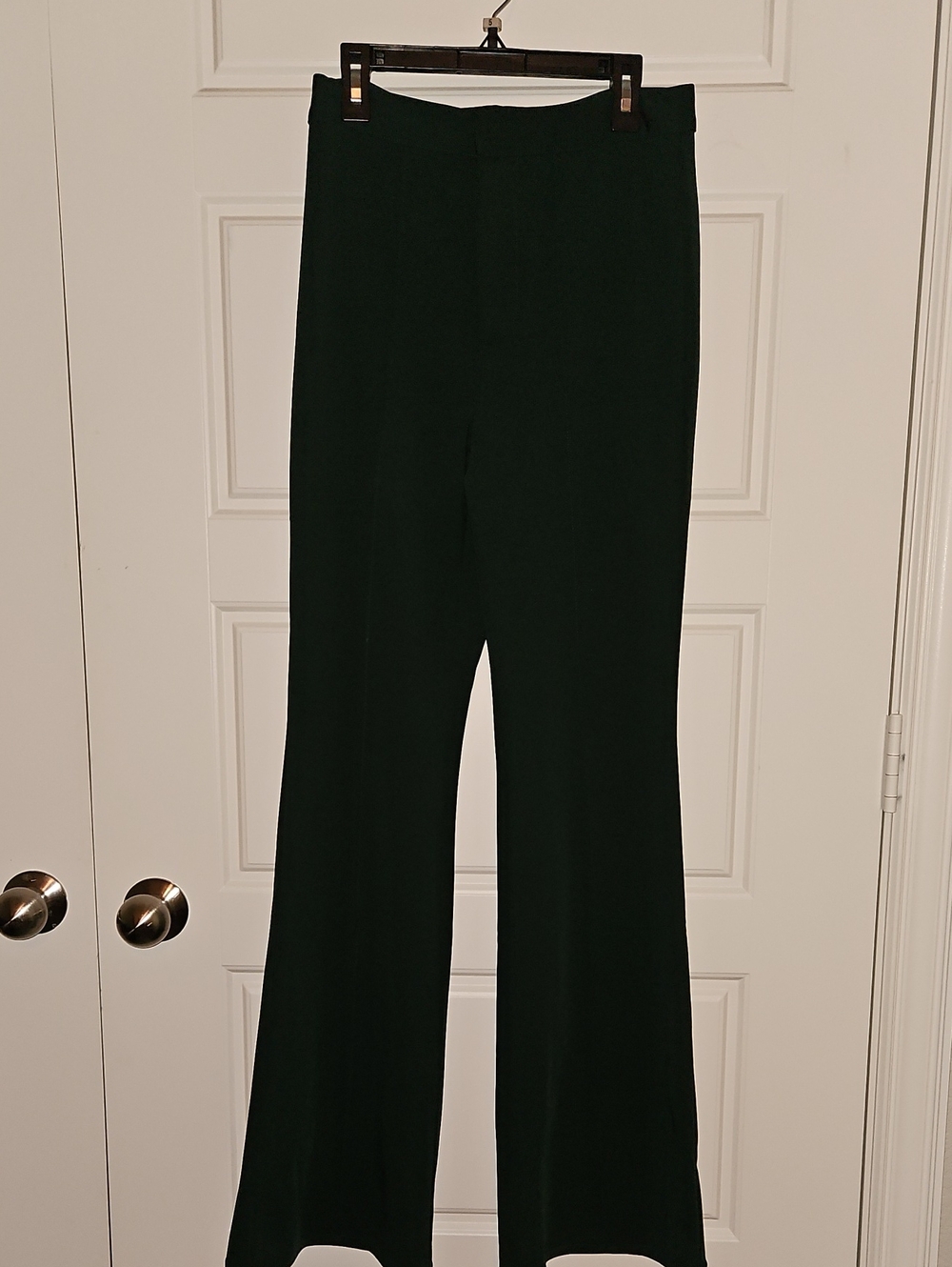 Fashion Nova Dark Green Boot-Cut Pants